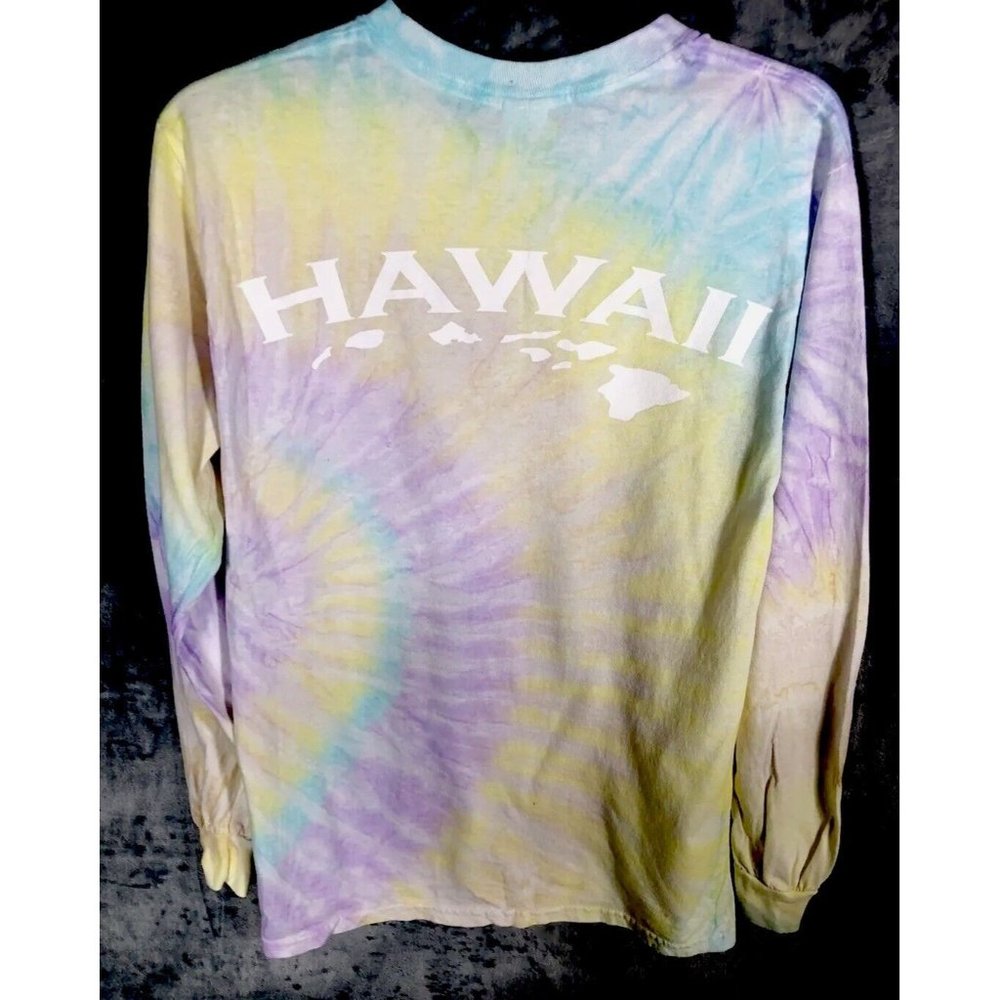 Tie Dye Pastel Colors Hawaiian T-Shirt Unisex Adult Size Small Color Tone Tag - Picture 10 of 11